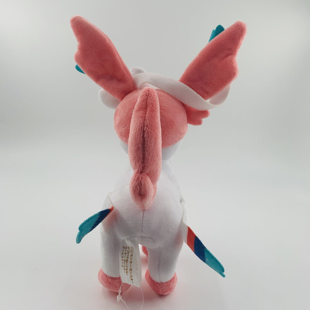 Pokemon Sylveon Plush Anime Cartoon Collectible Figurine Toy Kawaii Eevee Stuffed Doll for Kids and Adults