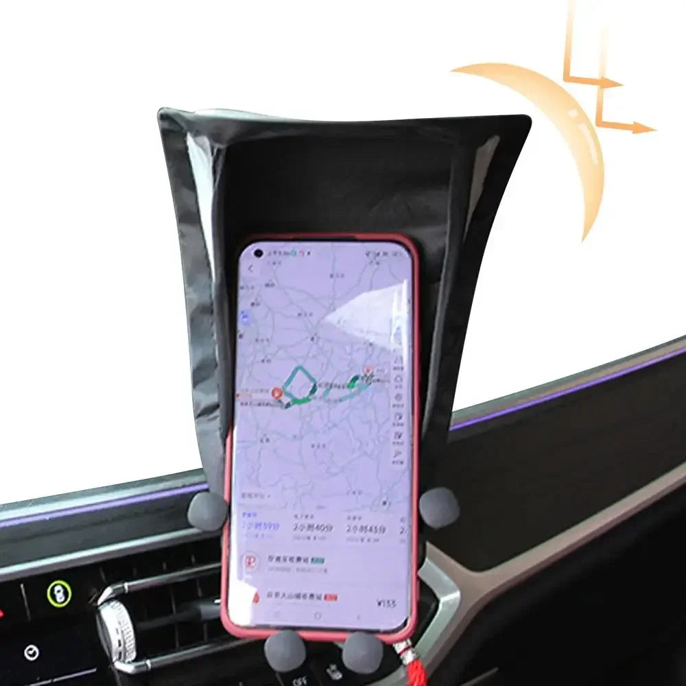 New Cell Phone Umbrella Sun Shade Sun Shade For Phone Sun Shield For Cell Phones Phone Sun Shade Glare Blocking Phone Stand
