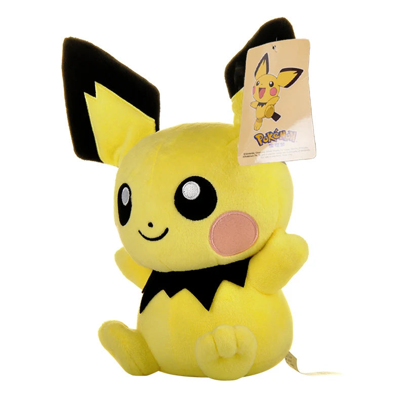 Pokemon Sylveon Plush Anime Cartoon Collectible Figurine Toy Kawaii Eevee Stuffed Doll for Kids and Adults