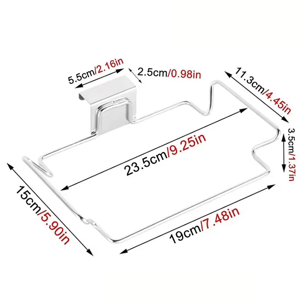 Kitchen Cabinet Door Hanging Trash Bag Holder