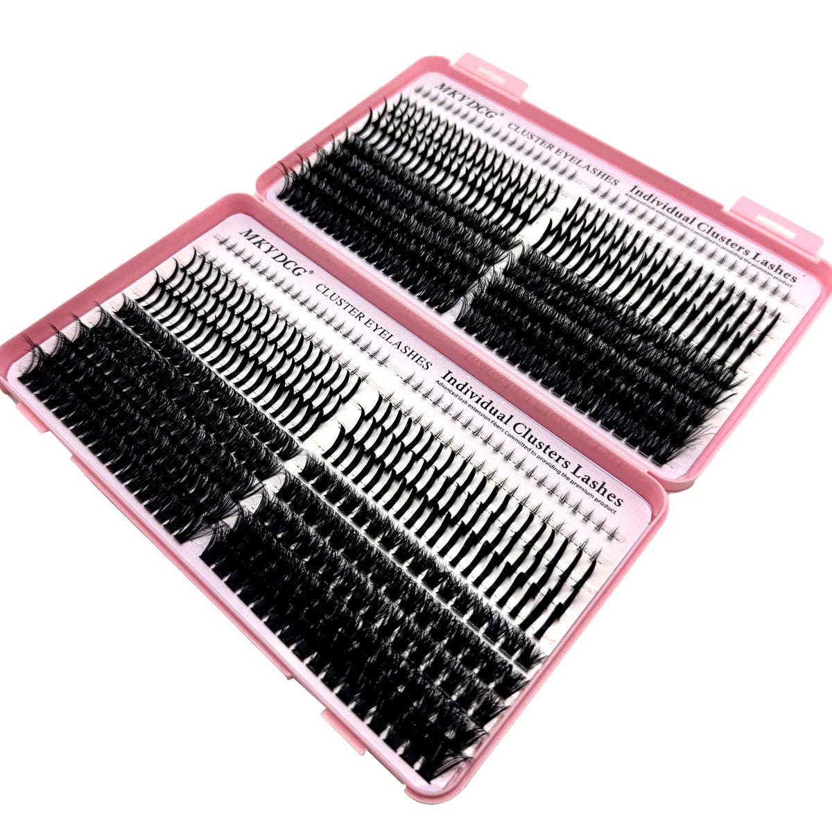 60D-100D Cluster Eyelash Extensions with Lash Spikes Lash Clusters Wispy Eyelashes Clusters Fluffier Individual Lashes Clusters