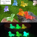 10PCS Mini Lizards Glow At Dark Lizard Vivarium DIY Accessories Mimiature Figurines Fairy Garden Decoration Kawaii Animals