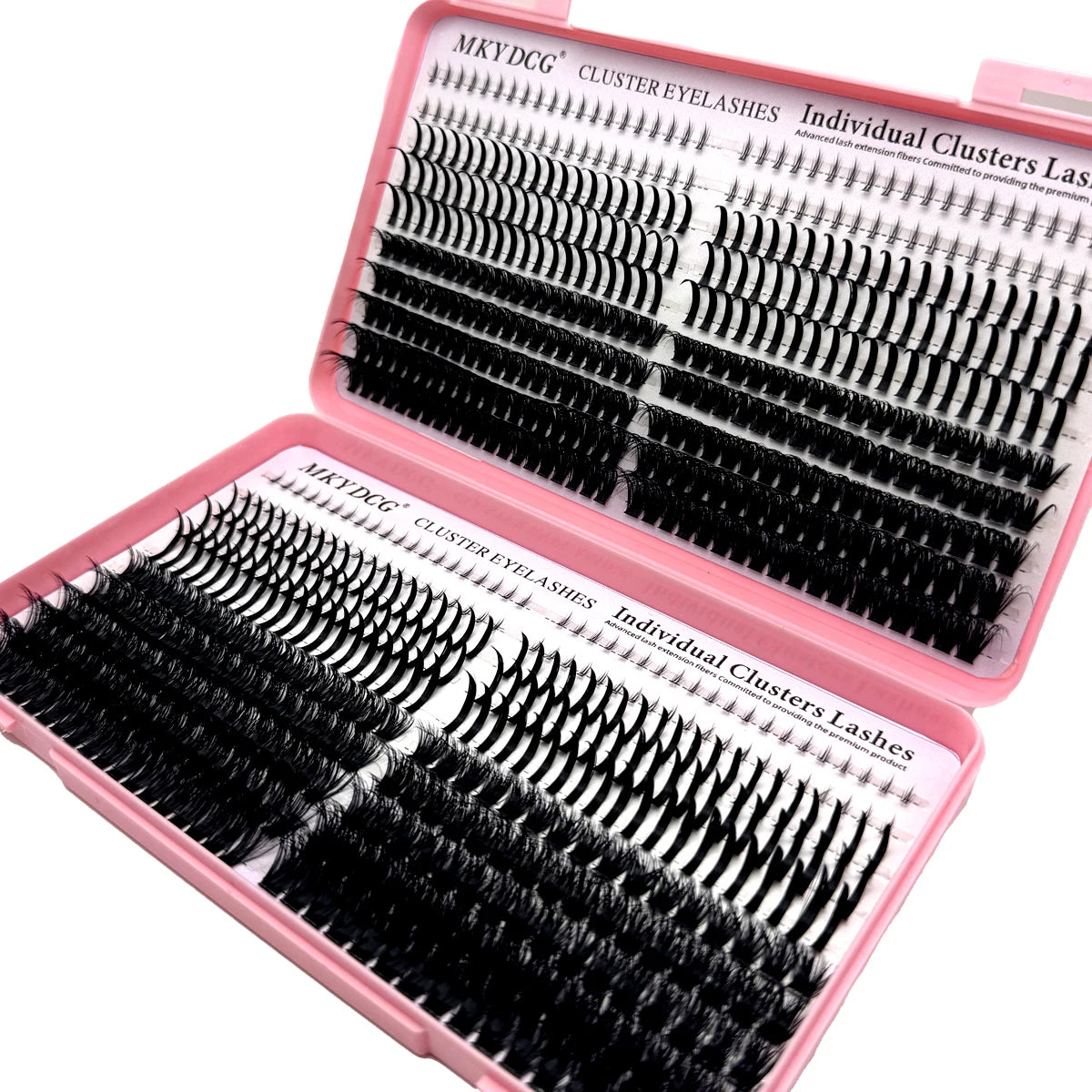 60D-100D Cluster Eyelash Extensions with Lash Spikes Lash Clusters Wispy Eyelashes Clusters Fluffier Individual Lashes Clusters