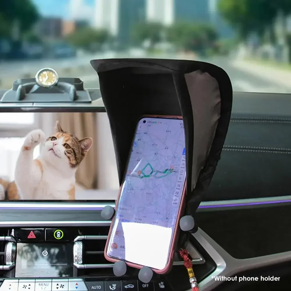 New Cell Phone Umbrella Sun Shade Sun Shade For Phone Sun Shield For Cell Phones Phone Sun Shade Glare Blocking Phone Stand