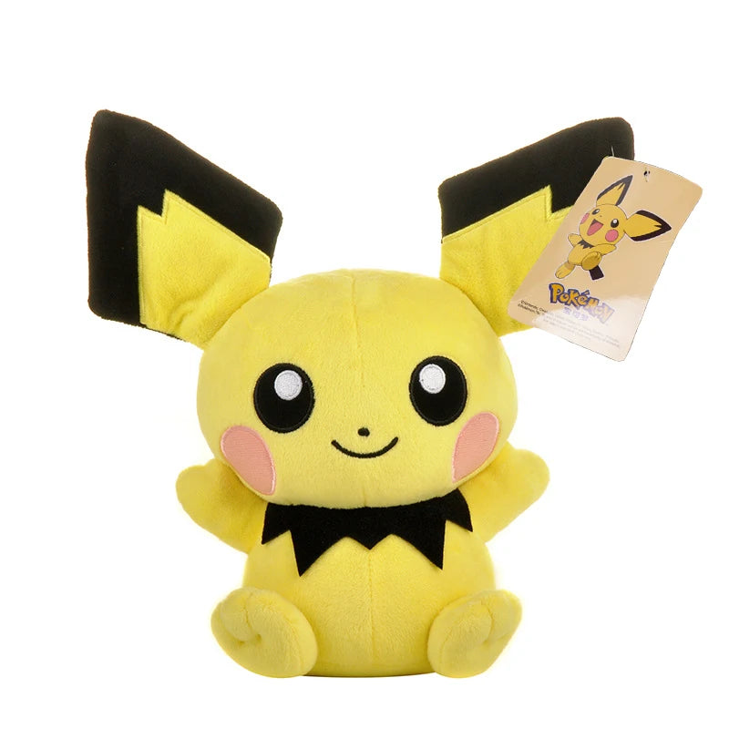 Pokemon Sylveon Plush Anime Cartoon Collectible Figurine Toy Kawaii Eevee Stuffed Doll for Kids and Adults