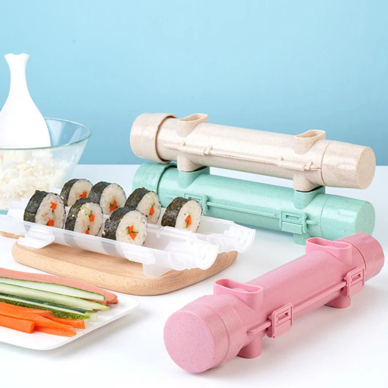 Quick Sushi Maker DIY Roller Rice Mold Meat Vegetable Rolling Mold Sushi Device Making Machine Bento Kitchen Gadgets