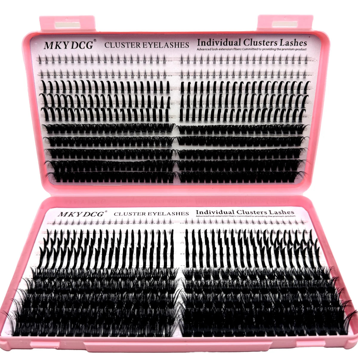 60D-100D Cluster Eyelash Extensions with Lash Spikes Lash Clusters Wispy Eyelashes Clusters Fluffier Individual Lashes Clusters