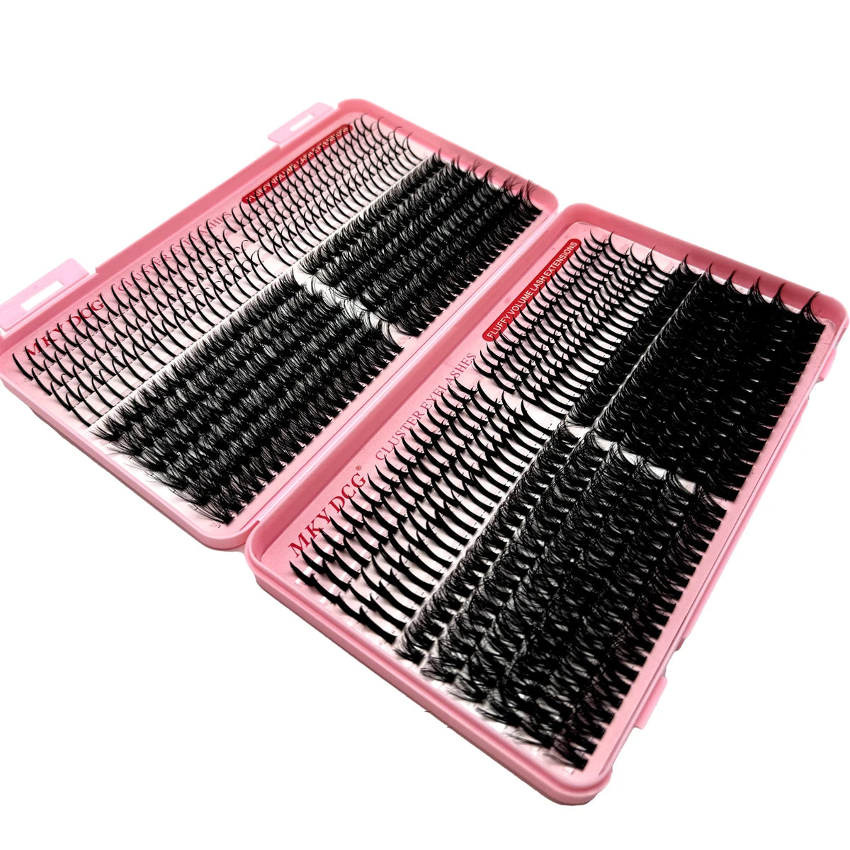 60D-100D Cluster Eyelash Extensions with Lash Spikes Lash Clusters Wispy Eyelashes Clusters Fluffier Individual Lashes Clusters