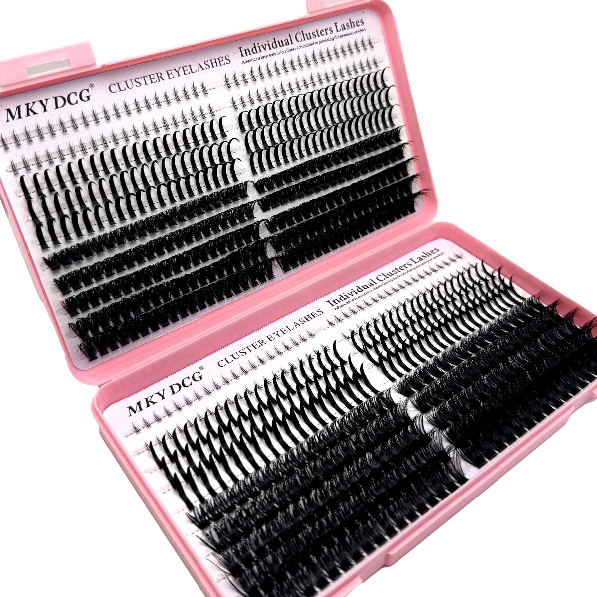 60D-100D Cluster Eyelash Extensions with Lash Spikes Lash Clusters Wispy Eyelashes Clusters Fluffier Individual Lashes Clusters