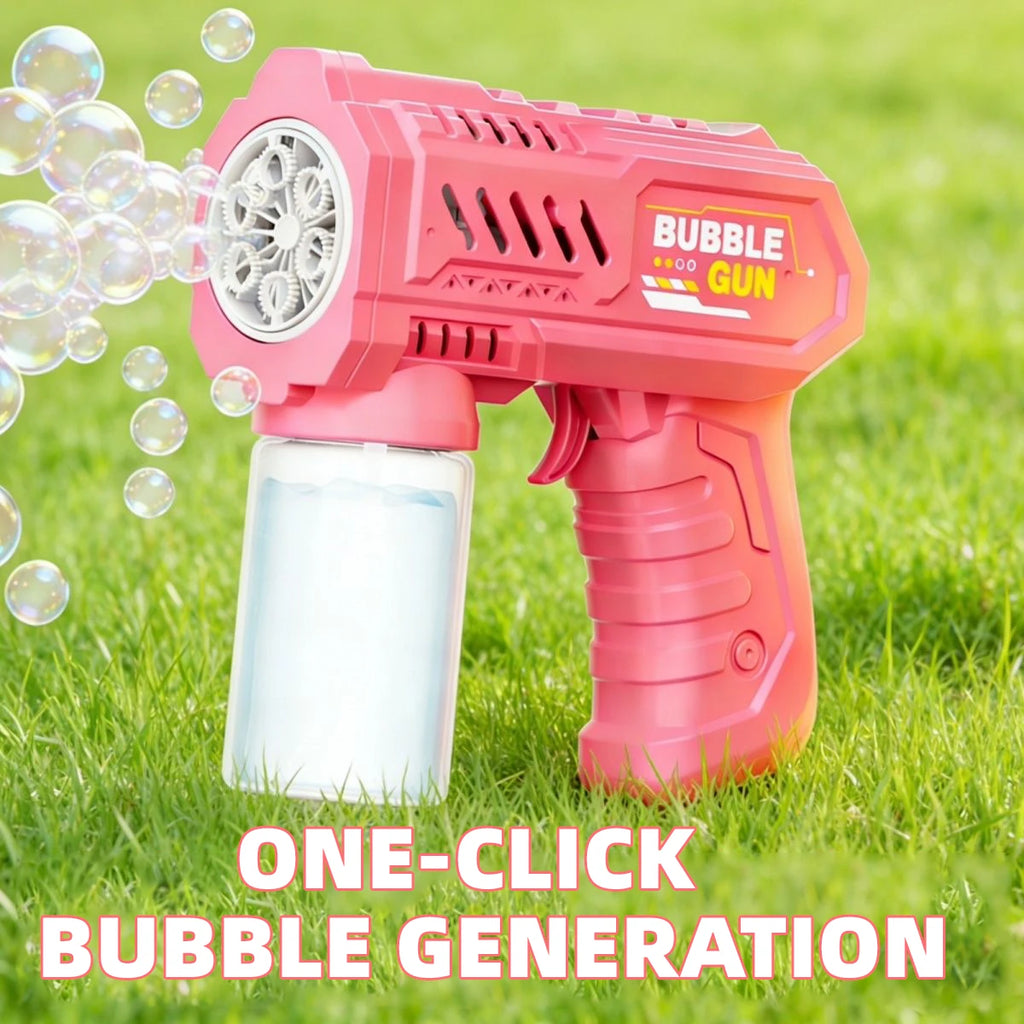 Fully Automatic Bubble Gun Rocket Bubble Machine, Amusement Park Automatic Bubble Blower, Outdoor Toy, Suitable for Children, Be